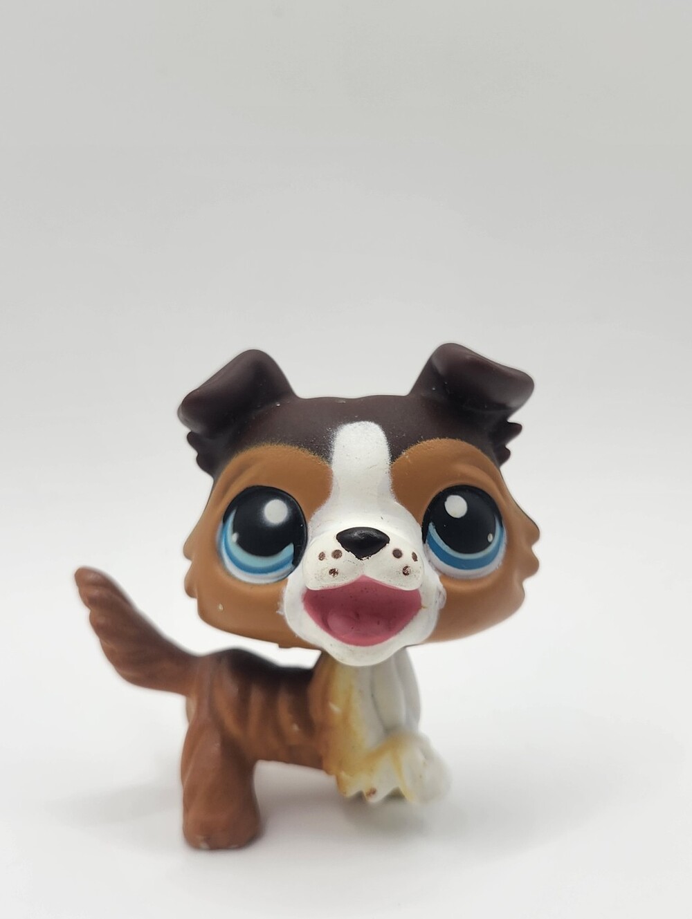 COLLIE DOG #237 Authentic Littlest Pet Shop Hasbro LPS Gen 2 Tricks N Talents